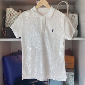 Ralph Lauren sequin polo size Small
